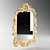 Elegant Reflection: Classic Mirror 90x77cm 3D model small image 1