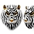 Title: Regal Tiger Mask: Handcrafted Elegance 3D model small image 1