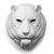 Title: Regal Tiger Mask: Handcrafted Elegance 3D model small image 5