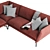 Hugo's Comfort Lux Corner Sofa 3D model small image 4