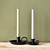 Archer Bronze Candlestick Holder - Elegant & Versatile 3D model small image 1