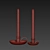 Archer Bronze Candlestick Holder - Elegant & Versatile 3D model small image 9