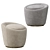 Smania Loren Pouf: Stylish and Versatile Addition to Any Space 3D model small image 1