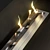 Zefire Bio Fireplace - Sleek and Stylish 3D model small image 3