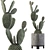 Terrazzo Opuntia Microdasys: 3D Plant Collection 3D model small image 1