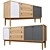 Modern Oak Sideboard: Stylish & Functional 3D model small image 1