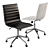 Sleek Noir Task Chair: Superior Design 3D model small image 1