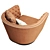 Elegant Paolo Armchair 3D model small image 4