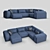 Modern Loft Sofa - March 8 3D model small image 1