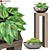 Regal Fleurami: Elegant Plant Collection 3D model small image 1