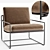 Riviera Armchair: High-Quality 3D Model 3D model small image 1