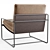 Riviera Armchair: High-Quality 3D Model 3D model small image 2