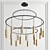 Polu Tube Round Chandelier- Elegant Illumination for Your Space. 3D model small image 1