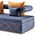 Arabic Modern Sofa 3D model small image 2