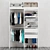 Modular Wardrobe Yann: Stylish Storage Solution 3D model small image 1