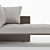 Elegant Minotti Chaise Longue 3D model small image 2