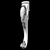 Title: Elegance Carved Leg for CNC & Close-Up Renders 3D model small image 10