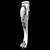 Title: Elegance Carved Leg for CNC & Close-Up Renders 3D model small image 14