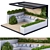 Urban Oasis: Pergola Roof Garden 3D model small image 1