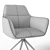 Modern Kingscross Chair: Stylish & Versatile 3D model small image 4