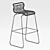 Sleek Pantone Bar Stool 3D model small image 4