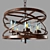 Elegant Eternity Pendant Light 3D model small image 2