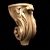 Classic Carved Leg - High-Quality, Versatile CNC & Close-Up Ready 3D model small image 3