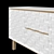 Laser-Patterned Comoda: Stylish Indoor Decor 3D model small image 3