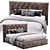 Elegant Hamilton Bed: Modern Comfort 3D model small image 1