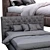 Elegant Hamilton Bed: Modern Comfort 3D model small image 5