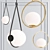 Contemporary Corda Pendant Light 3D model small image 1