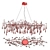 Elegant Serip Replika Chandelier 3D model small image 3