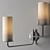 Modern Swing Arm Sconce - Larabee 3D model small image 2