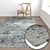 Luxury Carpets Set 3D model small image 5