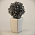 Sleek Concrete Planter 3D model small image 2