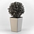 Sleek Concrete Planter 3D model small image 5