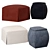 2-in-1 Ottoman: Delta Bernhardt & Zoe Vanguard 3D model small image 1