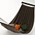 Relaxation Swing Bed 3D model small image 2