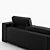 Elegant Symphony Sofa with 5 Armrests 3D model small image 4