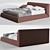 Elegant Vision Majorca Bed 3D model small image 2