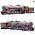 Realistic 3D Model Locomotive: High-quality, No Lighting 3D model small image 1