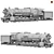 Realistic 3D Model Locomotive: High-quality, No Lighting 3D model small image 4