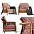 Alison Flexform Armchair: Stylish and Comfortable 3D model small image 1