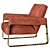 Elegant Patricia Luxury Armchair 3D model small image 2