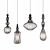 Vintage American Pendant Lights 3D model small image 4