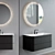 Happy D.2 Plus Vanity Unit: Stylish Duravit Design 3D model small image 1