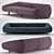 Baxter Fold Modern Sofa 3D model small image 1