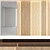 Decorative Wood Texture Wall Panel Set 3D model small image 1