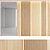 Decorative Wood Texture Wall Panel Set 3D model small image 2