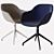 Elegant Vienna Swivel Chair 3D model small image 2